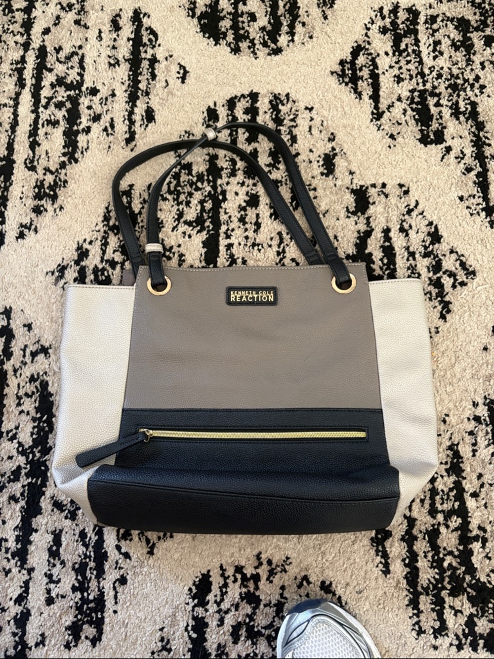 Kenneth Cole Reaction Bag in Black, Gray & White
